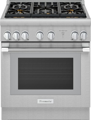 Thermador Dual Fuel Professional Range, 30'' Pro Harmony® Standard Depth, Stainless Steel