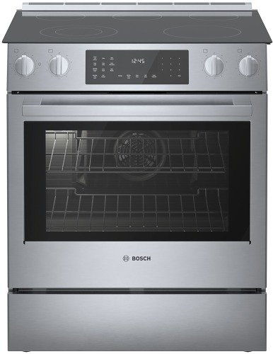 Bosch 800 Series, Electric Slide-in Range, 30'', Stainless Steel