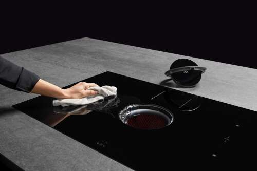 Model: ENS436BL | Elica 36 1/16" W x 20 1/4" D x 8 1/4" H, Black Glass