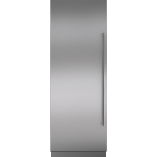 Sub-Zero Stainless Steel Door Panel with Pro Handle and 4" Toe Kick - LH