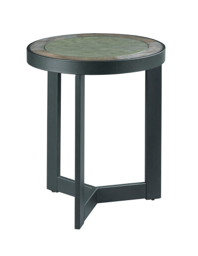 England Greystone Round End Table