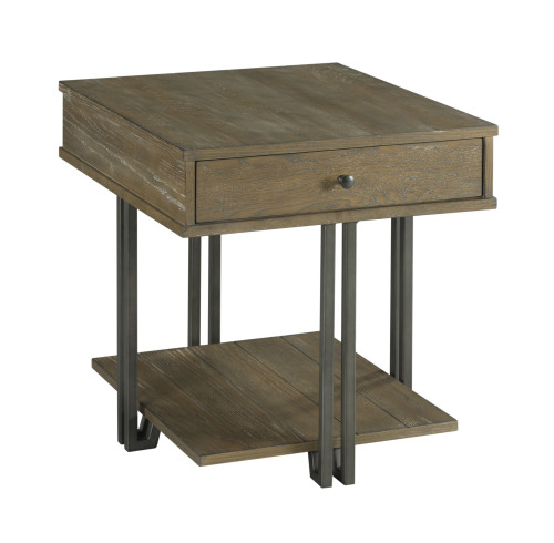 England Sadletree Rectangular End Table