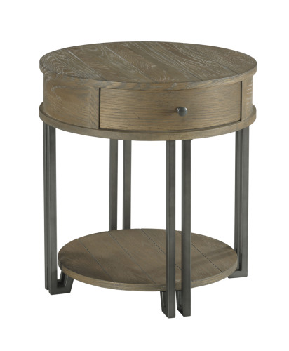 England Saddletree Round End Table