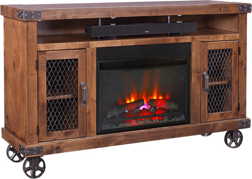 Aspen Home Industrial 62" Fireplace Console