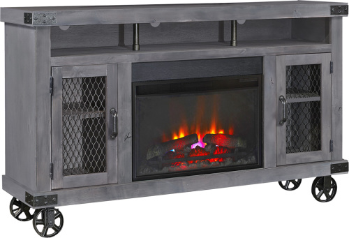 Aspen Home Industrial 62" Fireplace Console