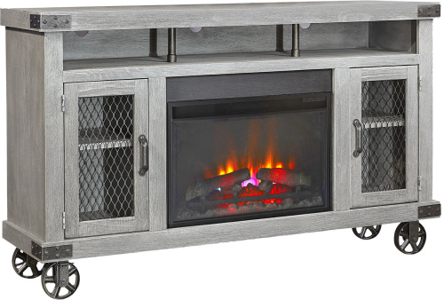 Aspen Home Industrial 62" Fireplace Console