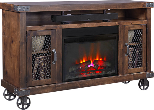 Aspen Home Industrial 62" Fireplace Console