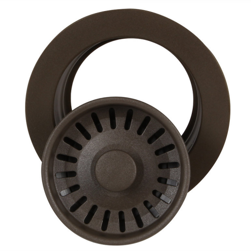 Nantucket Sinks Brown Disposer Flange With Strainer Kitchen Drain - For Granite Composite Sinks