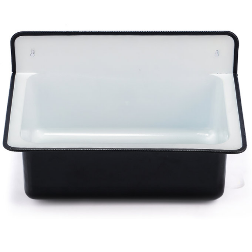 Nantucket Sinks Anchor Collection - Wallmount Iron Bucket Sink- No Overflow