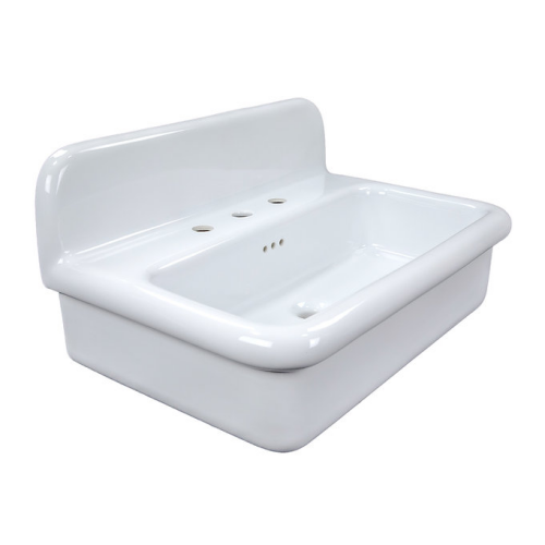 Nantucket Sinks Victorian Collection - 27" Fireclay Bath Sink with Overflow