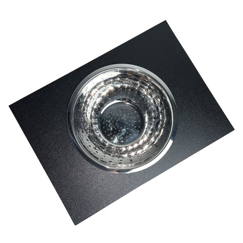 Nantucket Sinks Premium Kitchen Sink Accessories - Black HDPE Cutting Board With Stainless Steel Colander