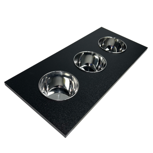 Nantucket Sinks Premium Kitchen Accessories -Prep Station 3 Piece Round Condiment Server